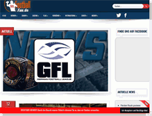 Tablet Screenshot of footballfan.de
